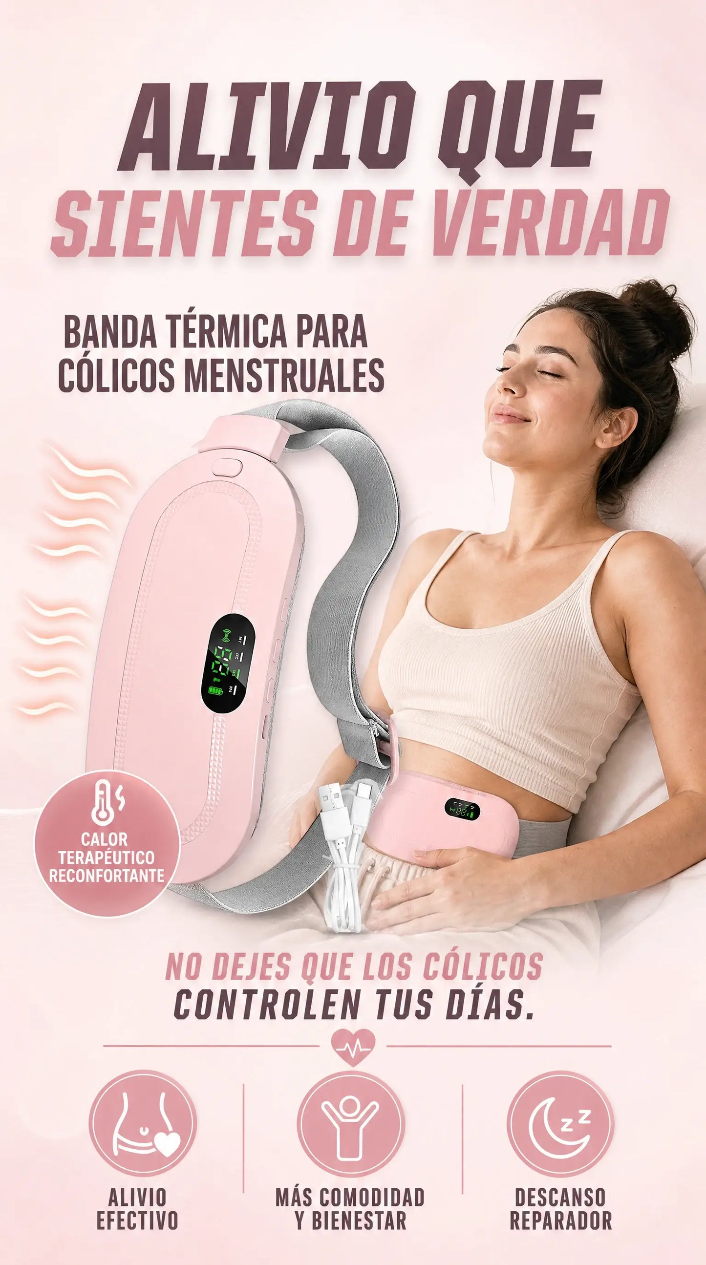 La banda térmica diseñada para tus días más difíciles.